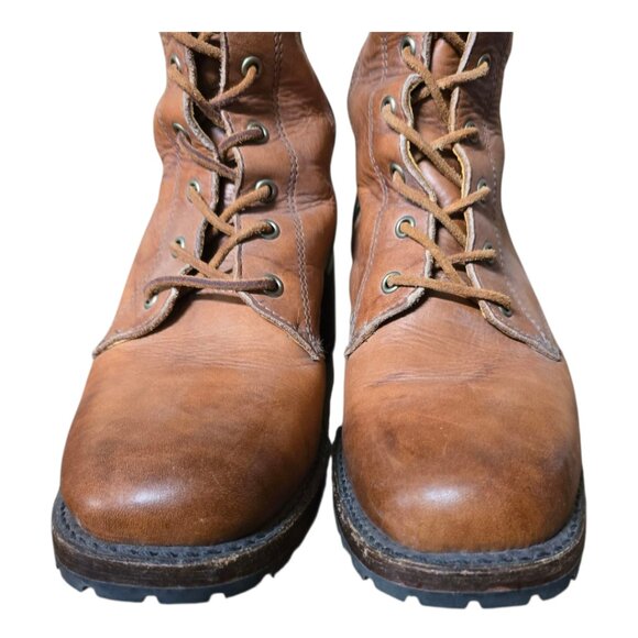 Ladies Vintage Frye Leather Lace-Up Riding Boots - Picture 6 of 9